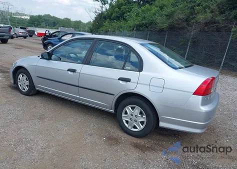 2004 Honda Civic Vp from USA, damaged, VIN 2HGES16374H621326